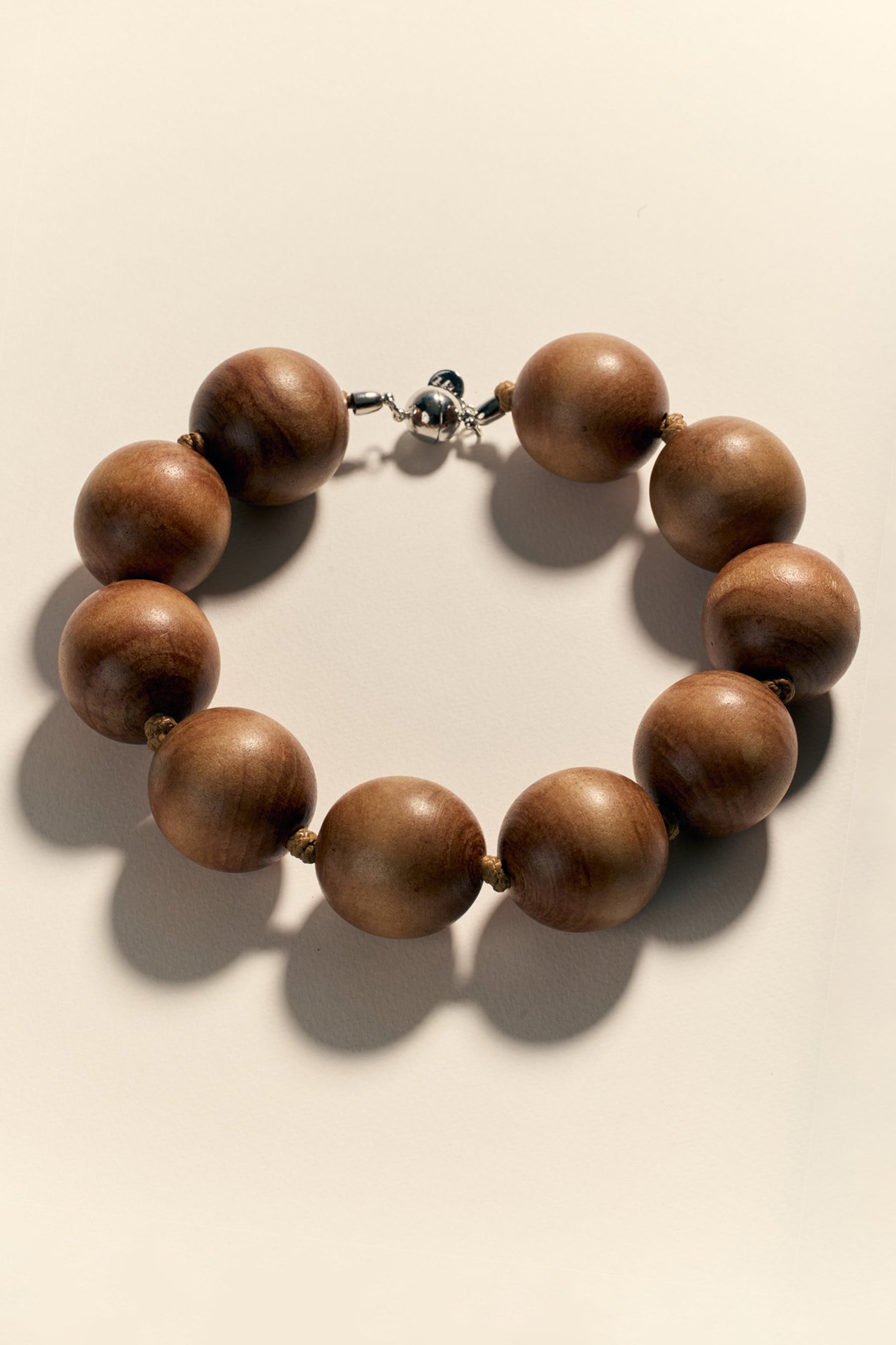 Arlo Oversized Wood Necklace