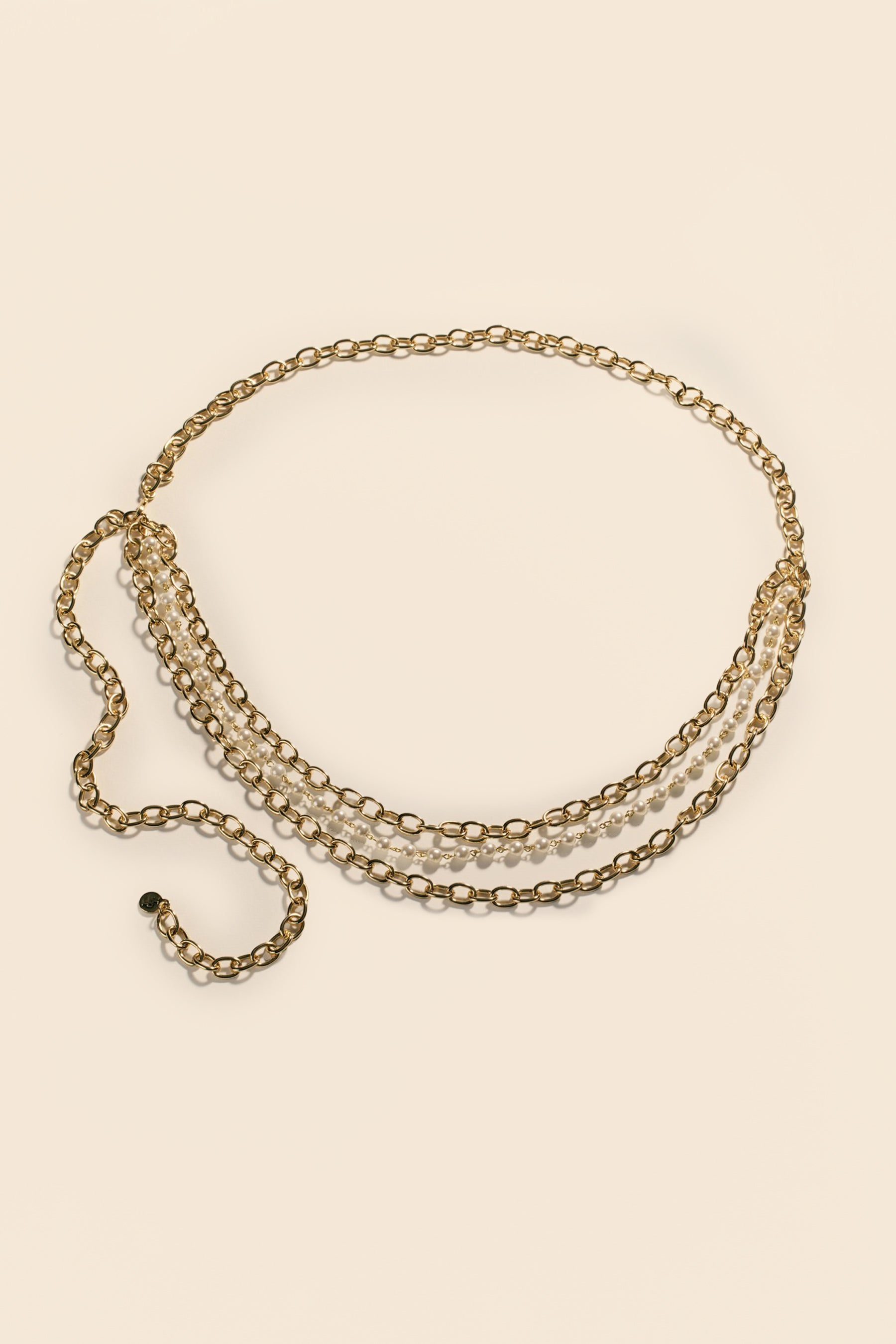 Chain and Pearl Belt