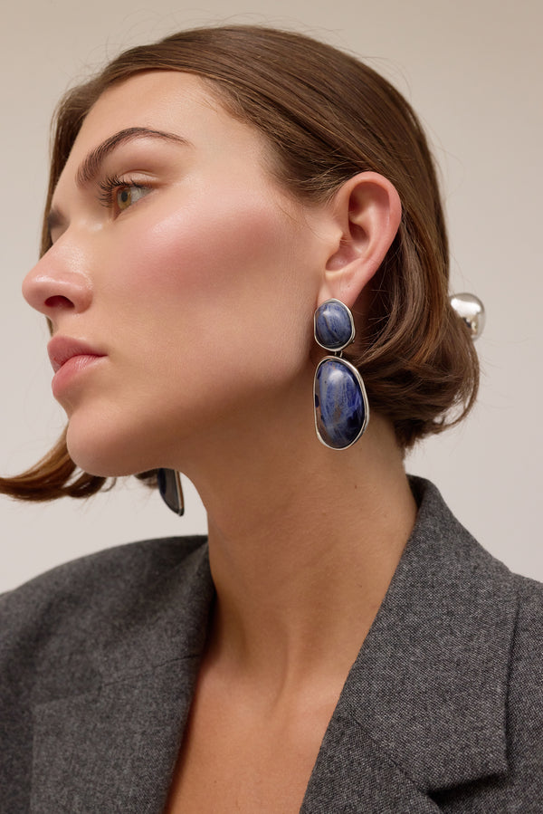 Zoe Marble Drop Earrings