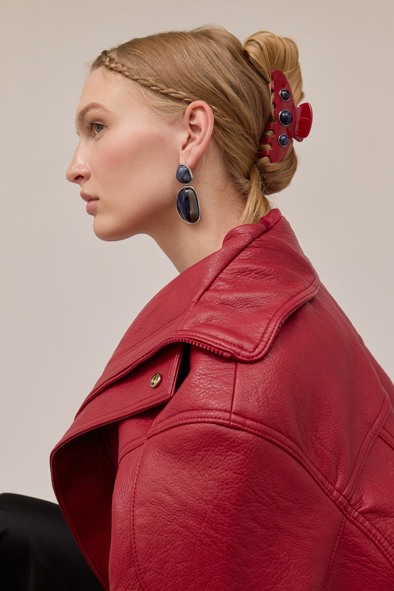 Zoe Marble Drop Earrings