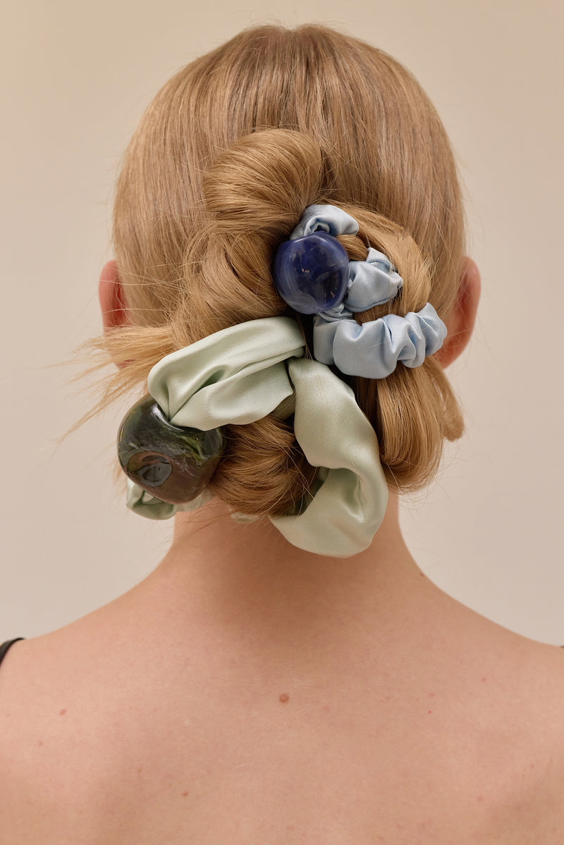 Inara Marble Scrunchie