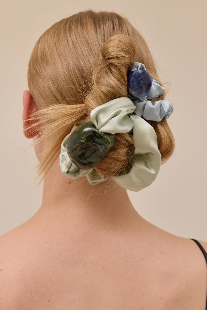 Inara Marble Scrunchie
