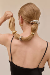 Mini Glossy Croissant Pony Cuff
