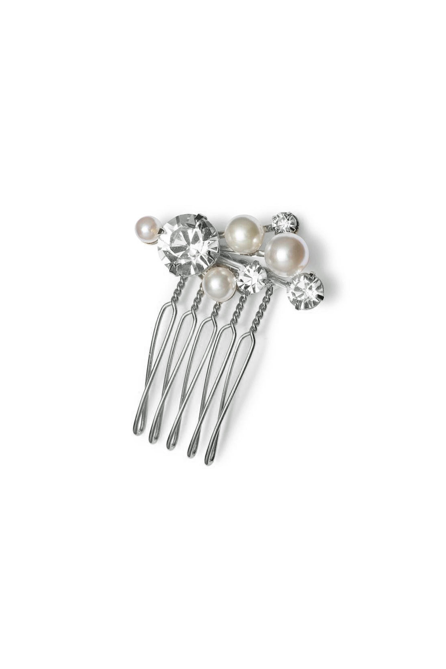 Mercury Pearl and Crystal Comb