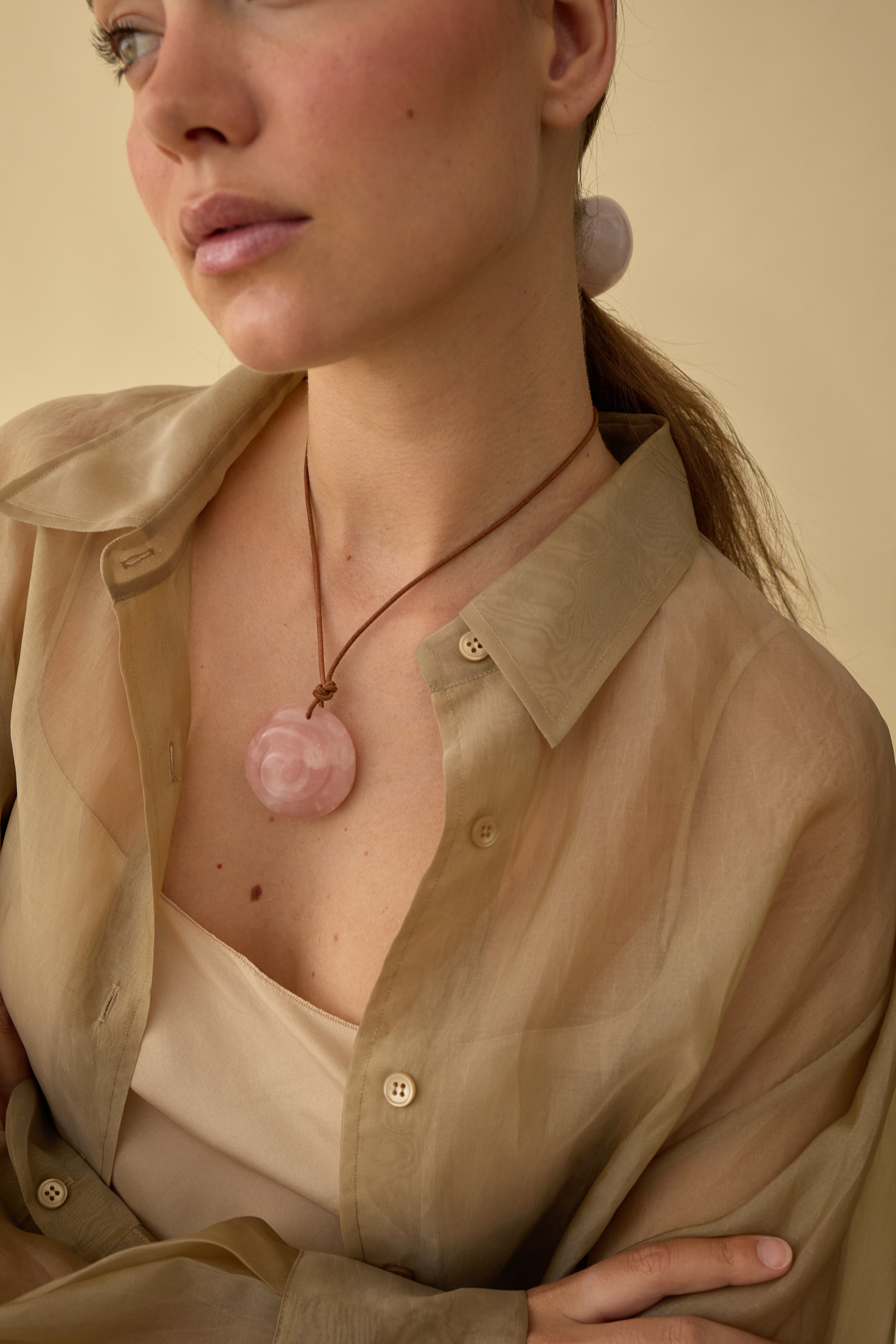 Leila Swirl Necklace | LELET NY