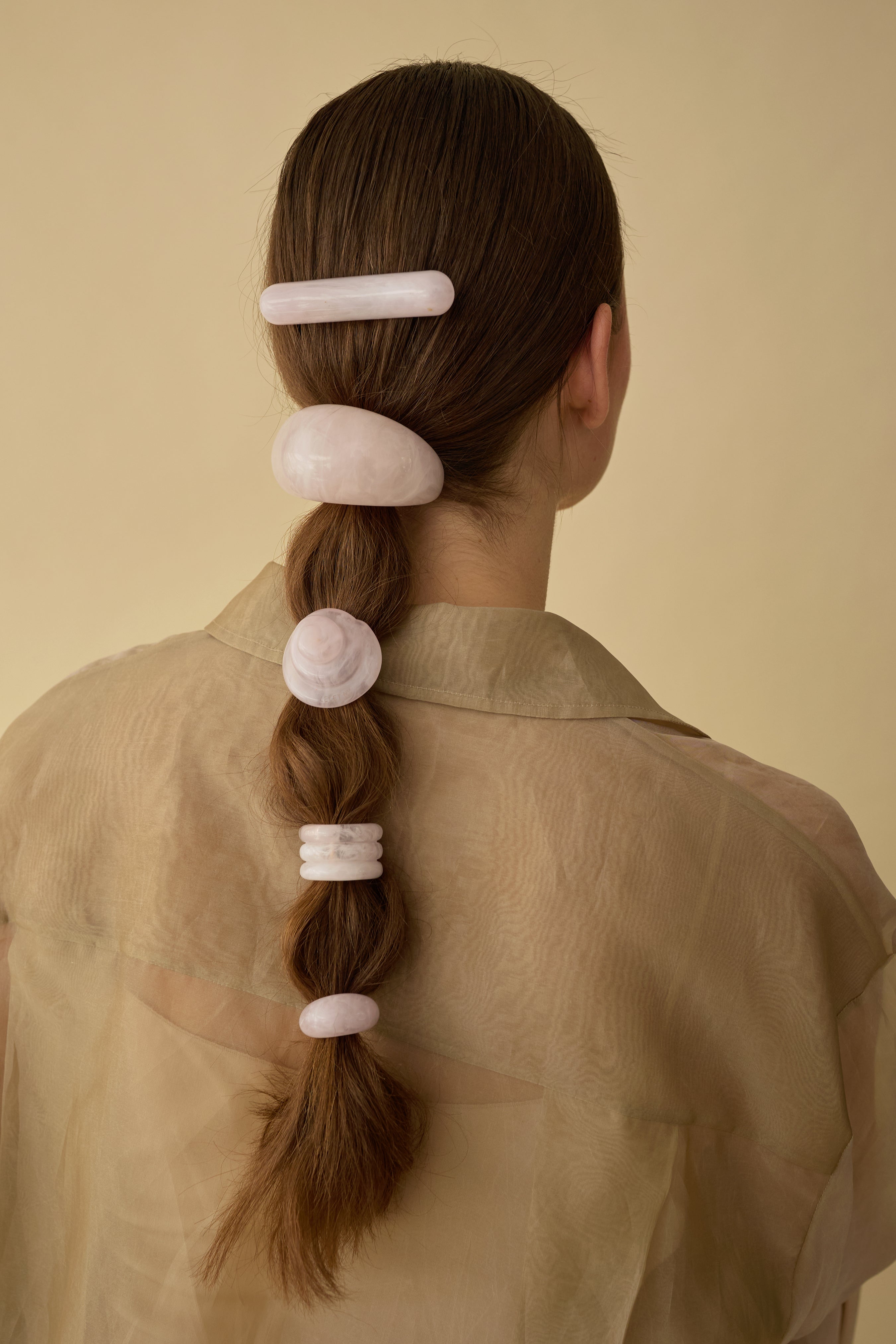 Leila Swirl Ponytail Holder