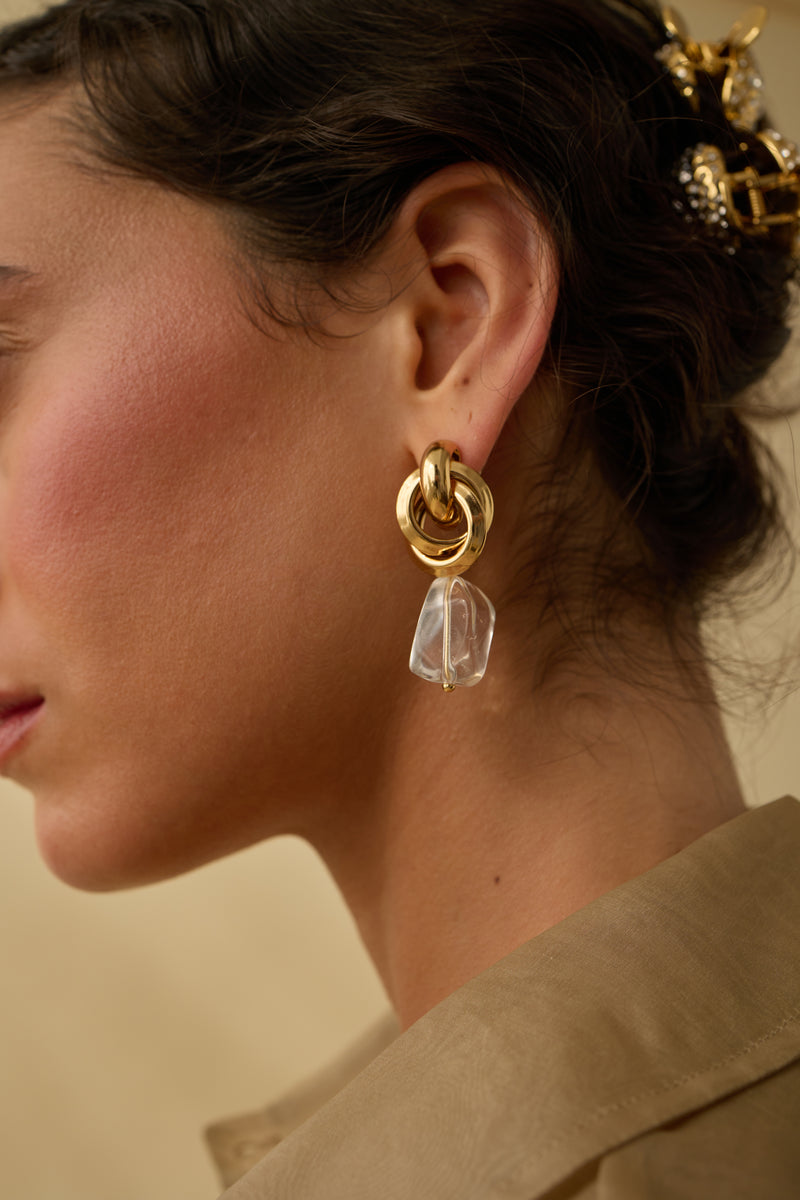 Nala Knotted Drop Earrings