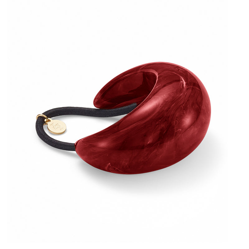 Red Marble Dome Pony Cuff