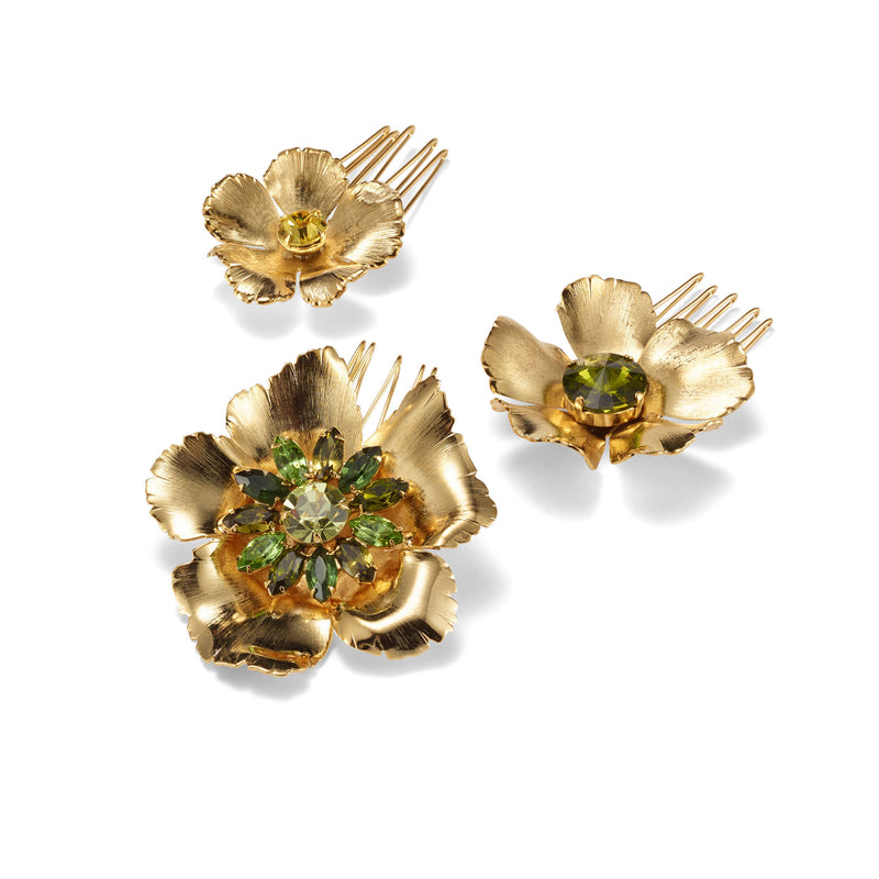 Moss Eden Spectrum Crystal Comb Set of 3