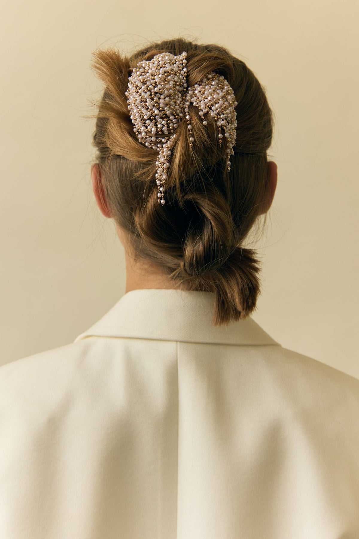 Gia Pearl and Chain Comb