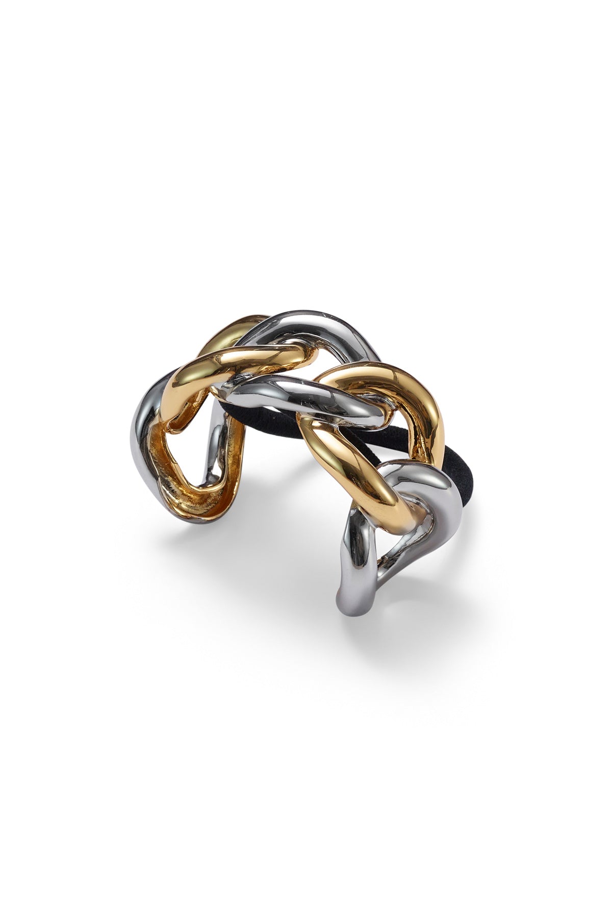 Mixed Metal Elena Chain Pony Cuff