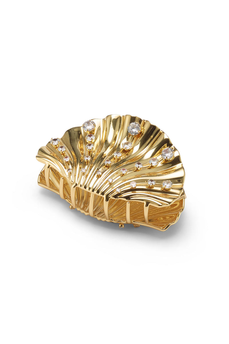 Crystal Shell Claw Clip
