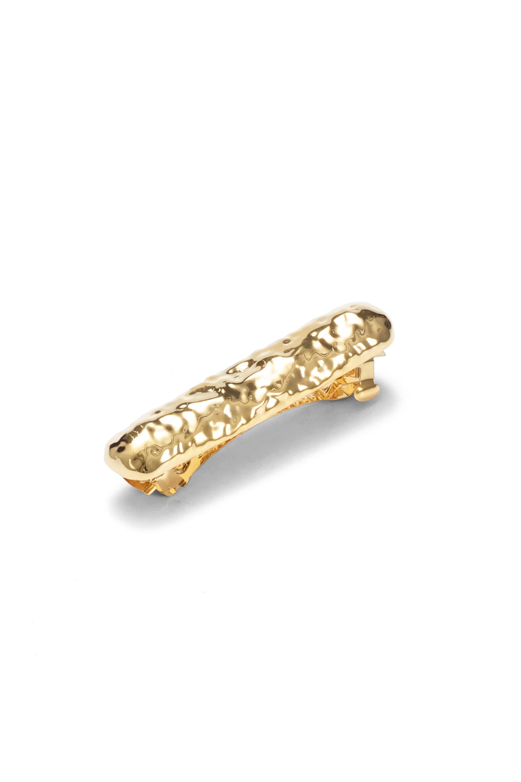 Hammered Bar Barrette