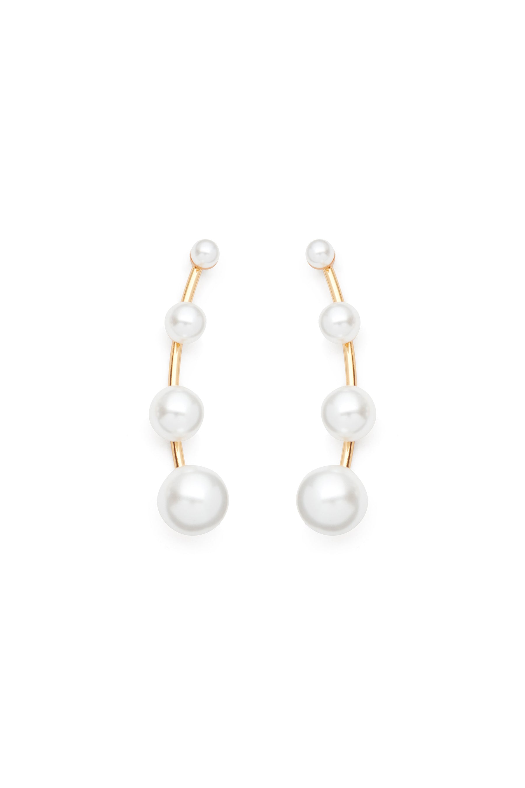 Tapered Pearl Earrings
