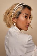 Aria Pearl Double Strand Headband