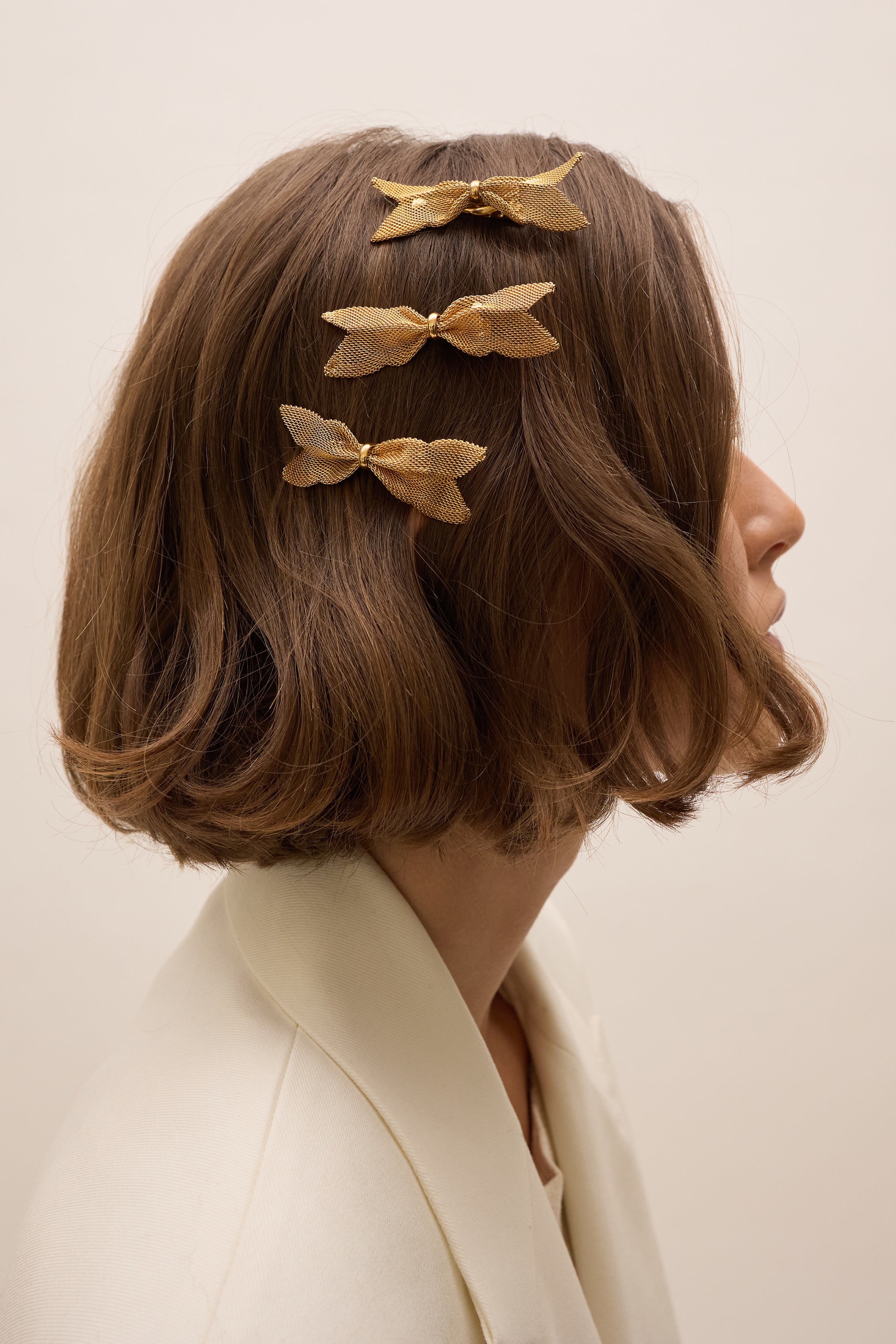 Charlotte Bow Clip Set of 3