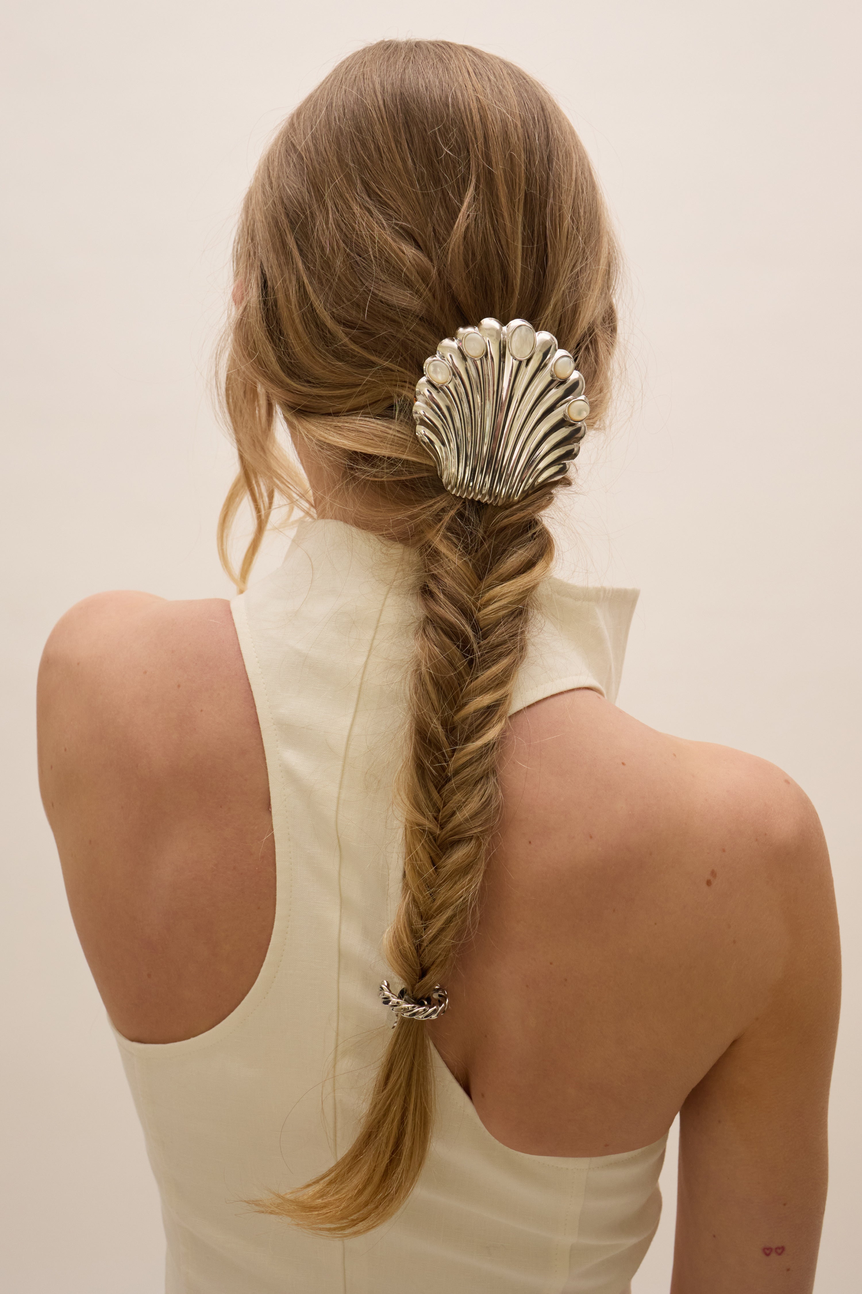 Nellie Mother of Pearl Shell Barrette