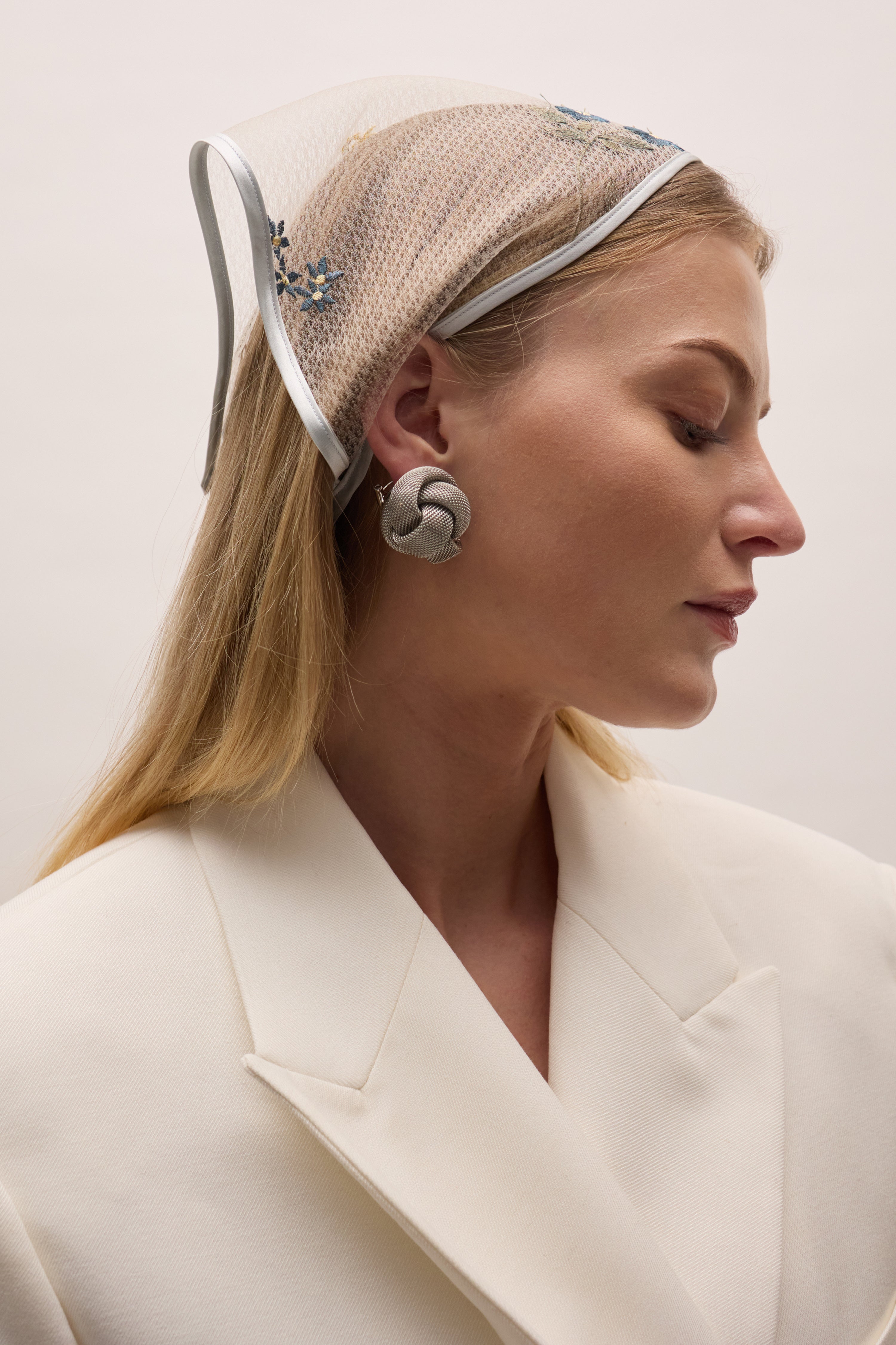 Charlotte Knotted Clip On Earrings