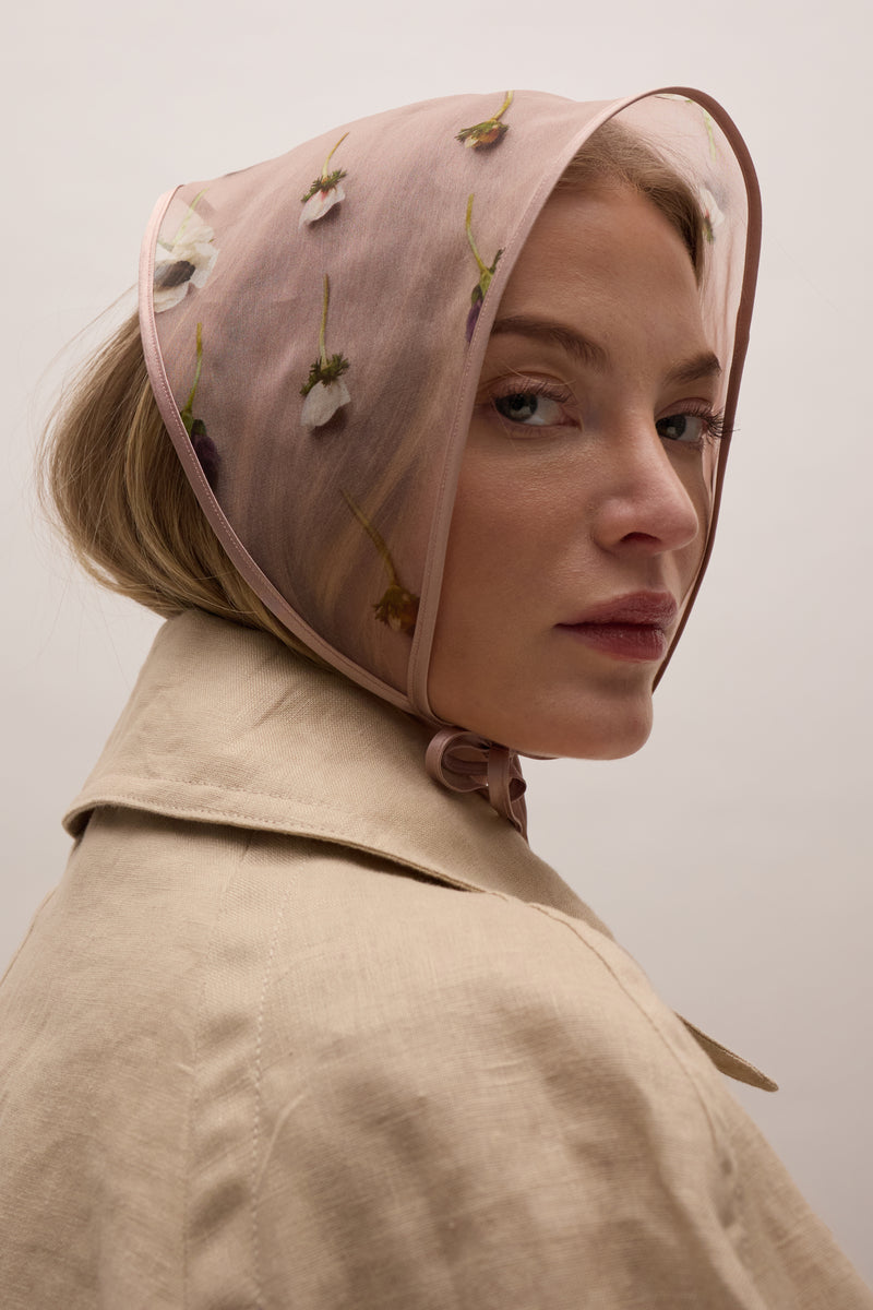 Audrey Sheer Floral Bandana