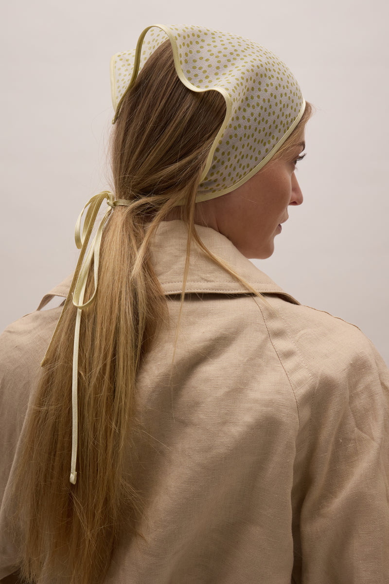 Isla Sheer Polka Dot Bandana