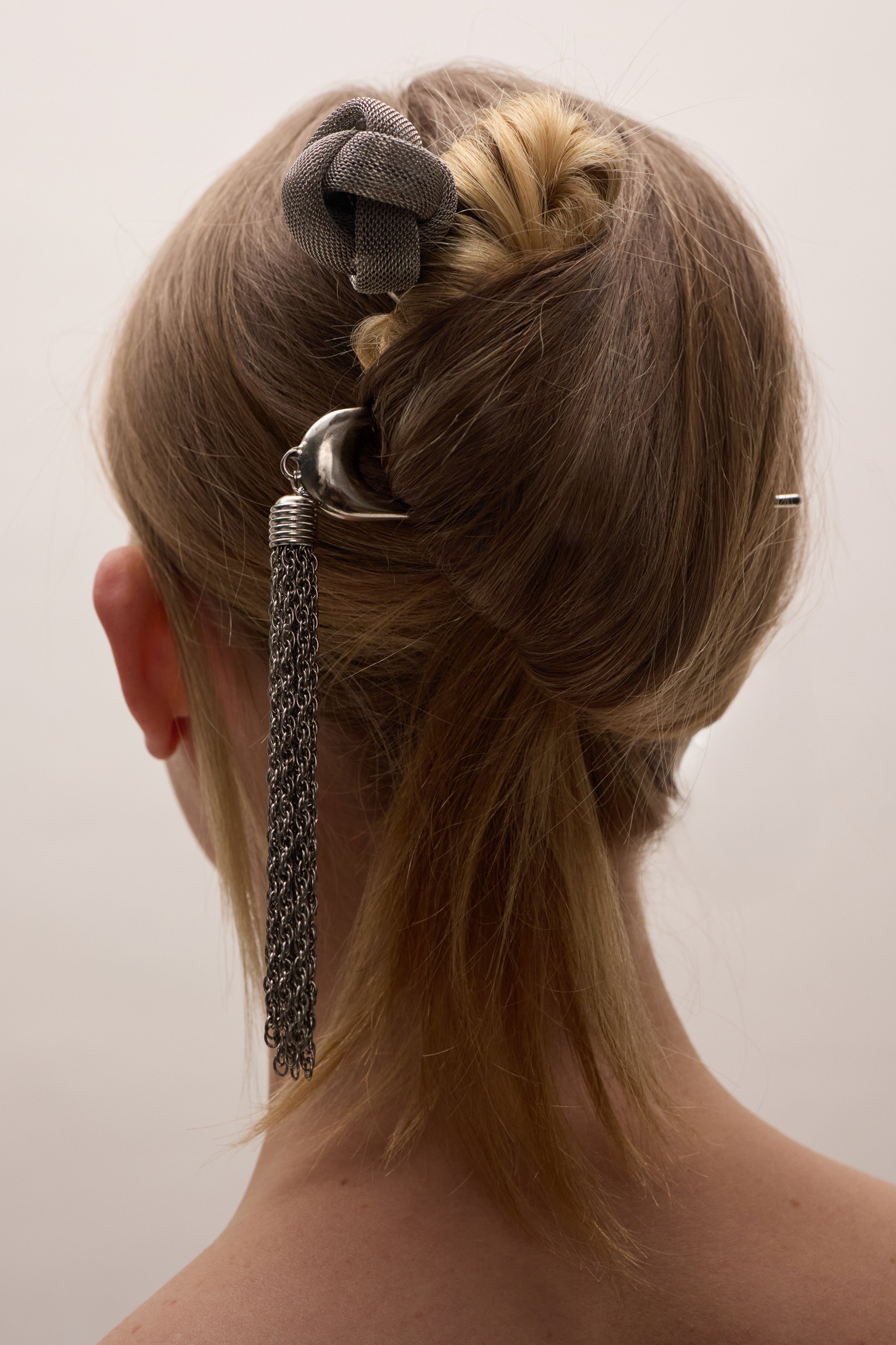 Charlotte Knotted Mesh French Pin