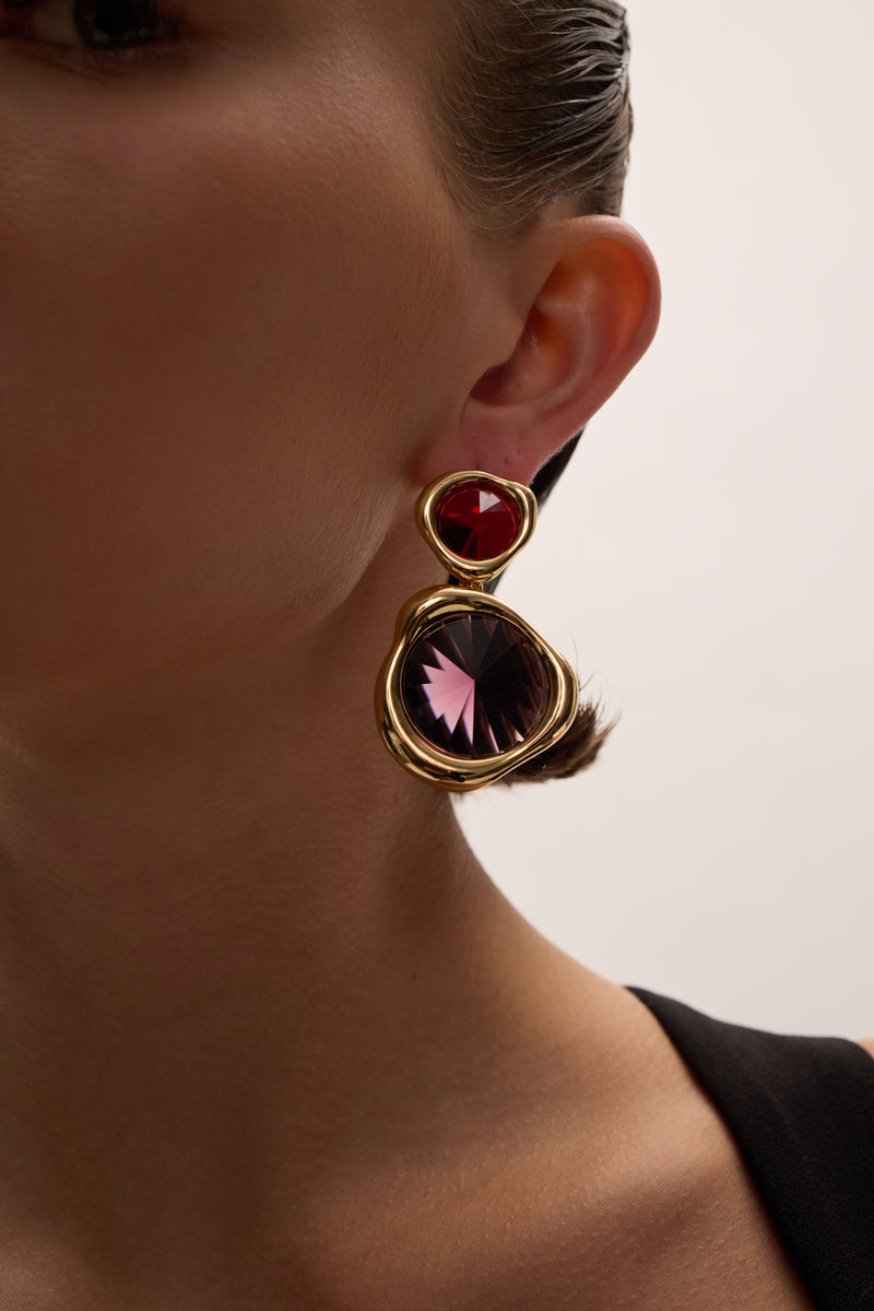 Sloane Crystal Drop Earrings