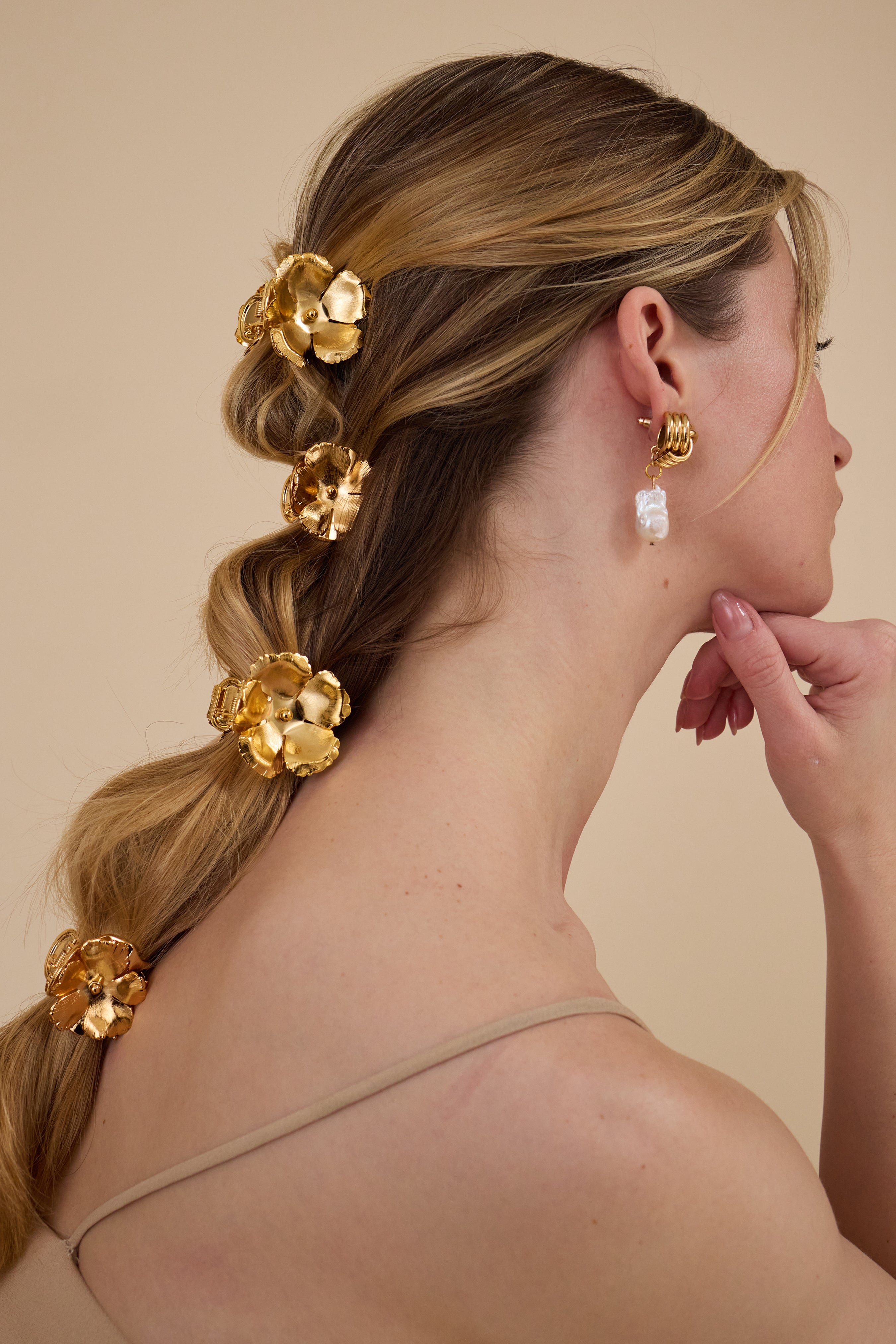 Eden Floral Claw Clip Set of 2 | LELET NY