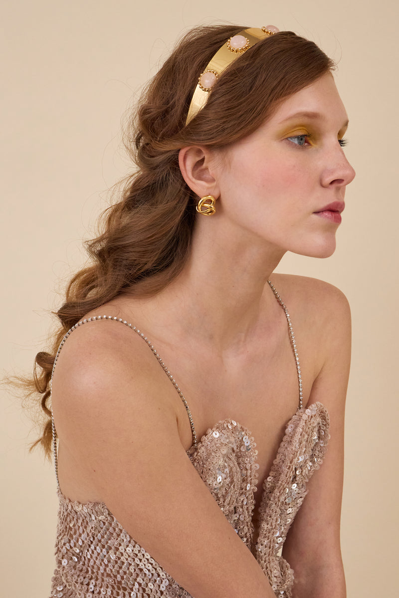 Liv Ballchain and Stone Petite Headband