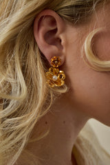 Penelope Floral Drop Earrings