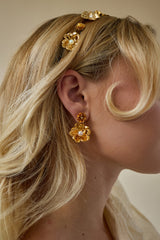 Penelope Floral Drop Earrings