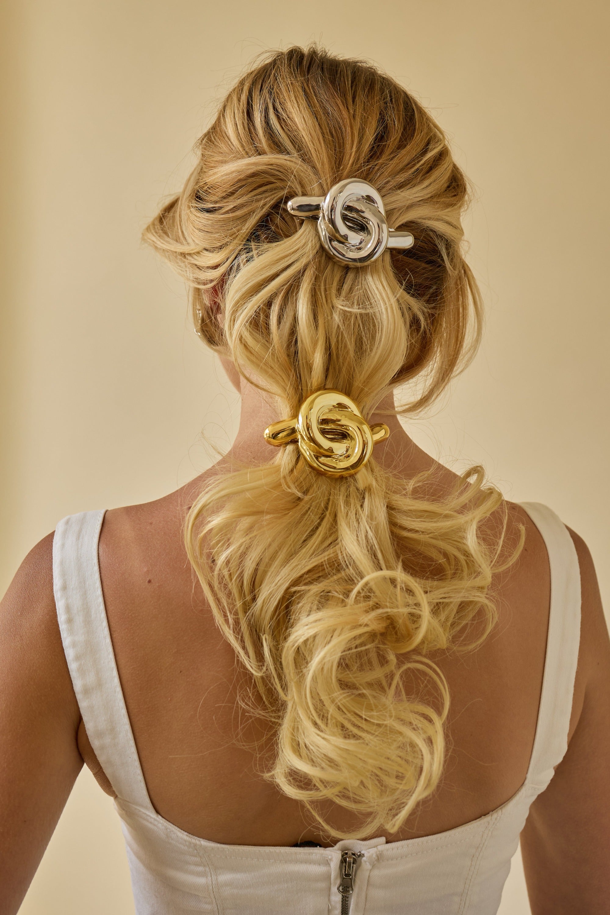 おまとめ　Lelet NY Vintage Pearl Barrette Glossy Knot Barrette | LELET NY