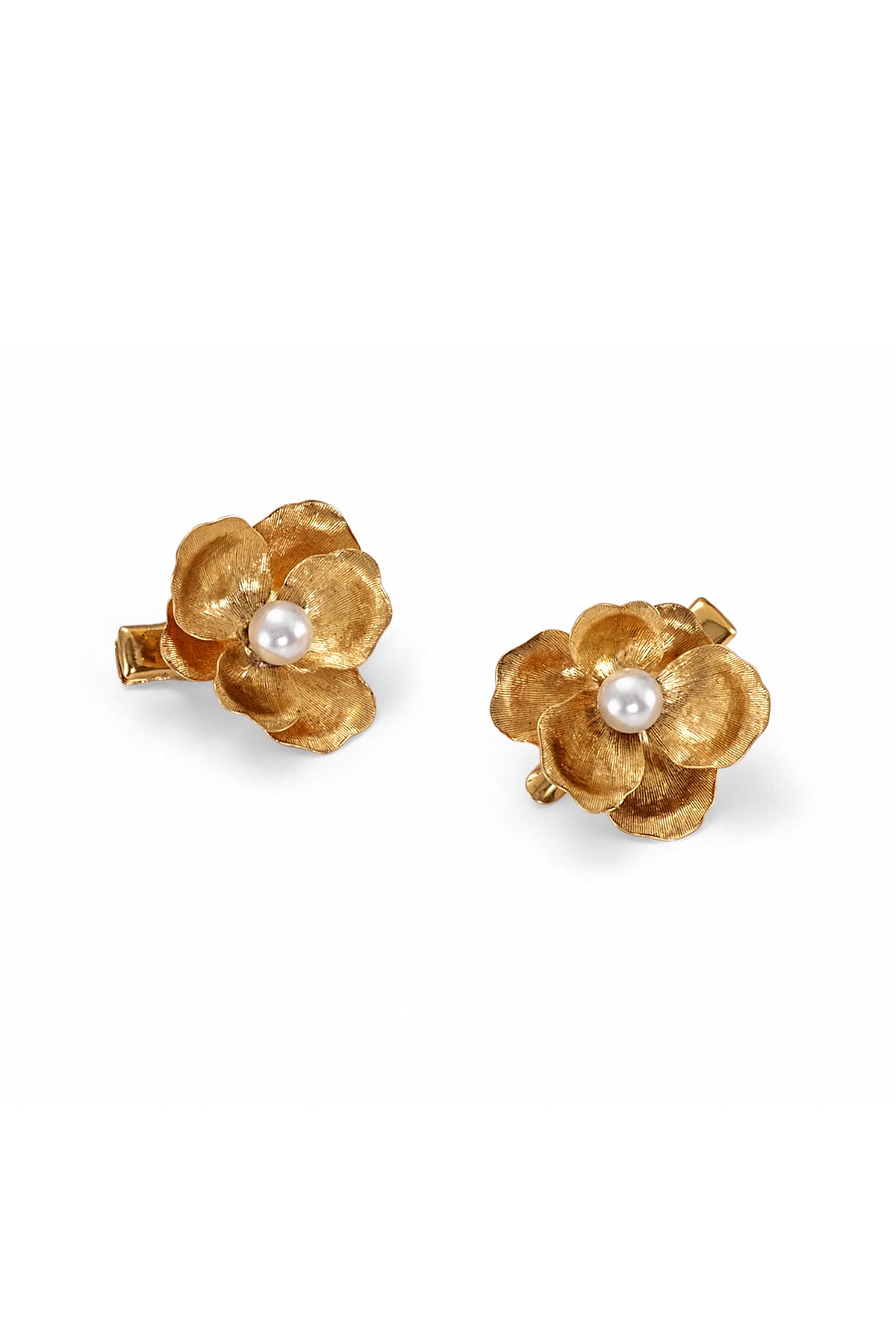 Eden Floral Pearl Clip Set of 2