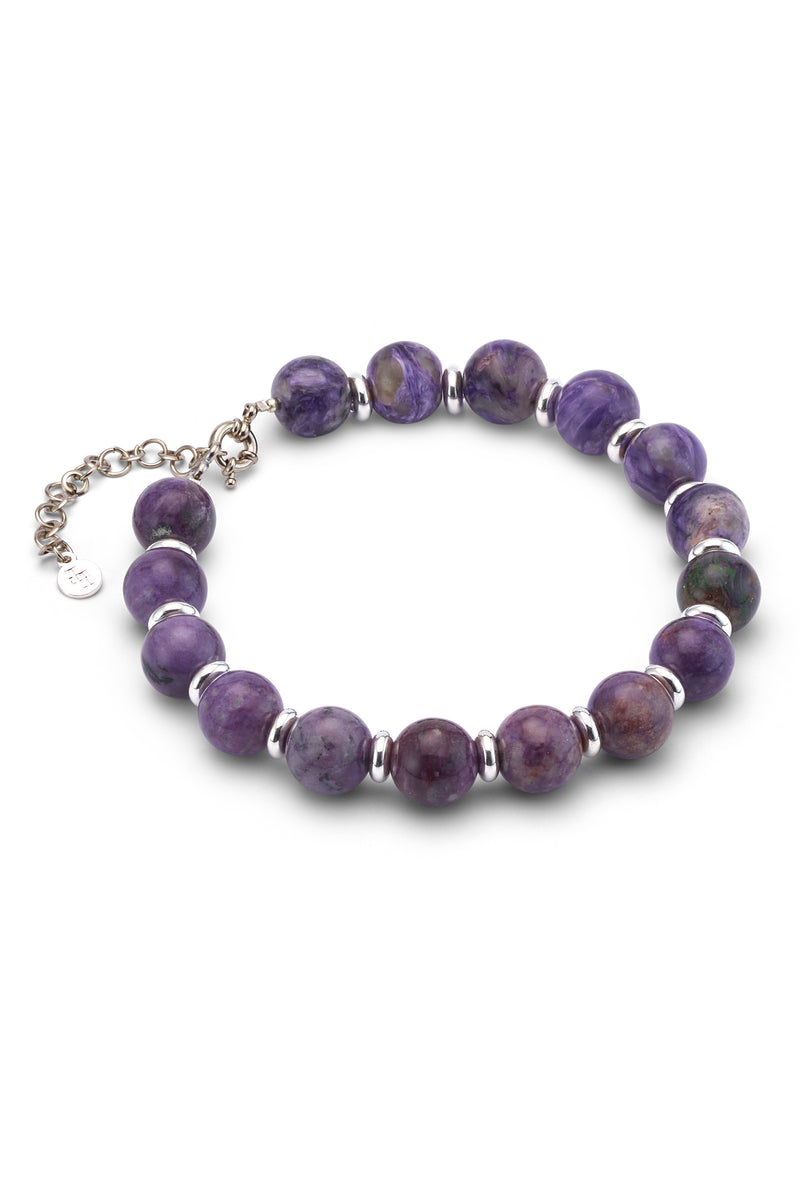 Reese Stone Beaded Necklace