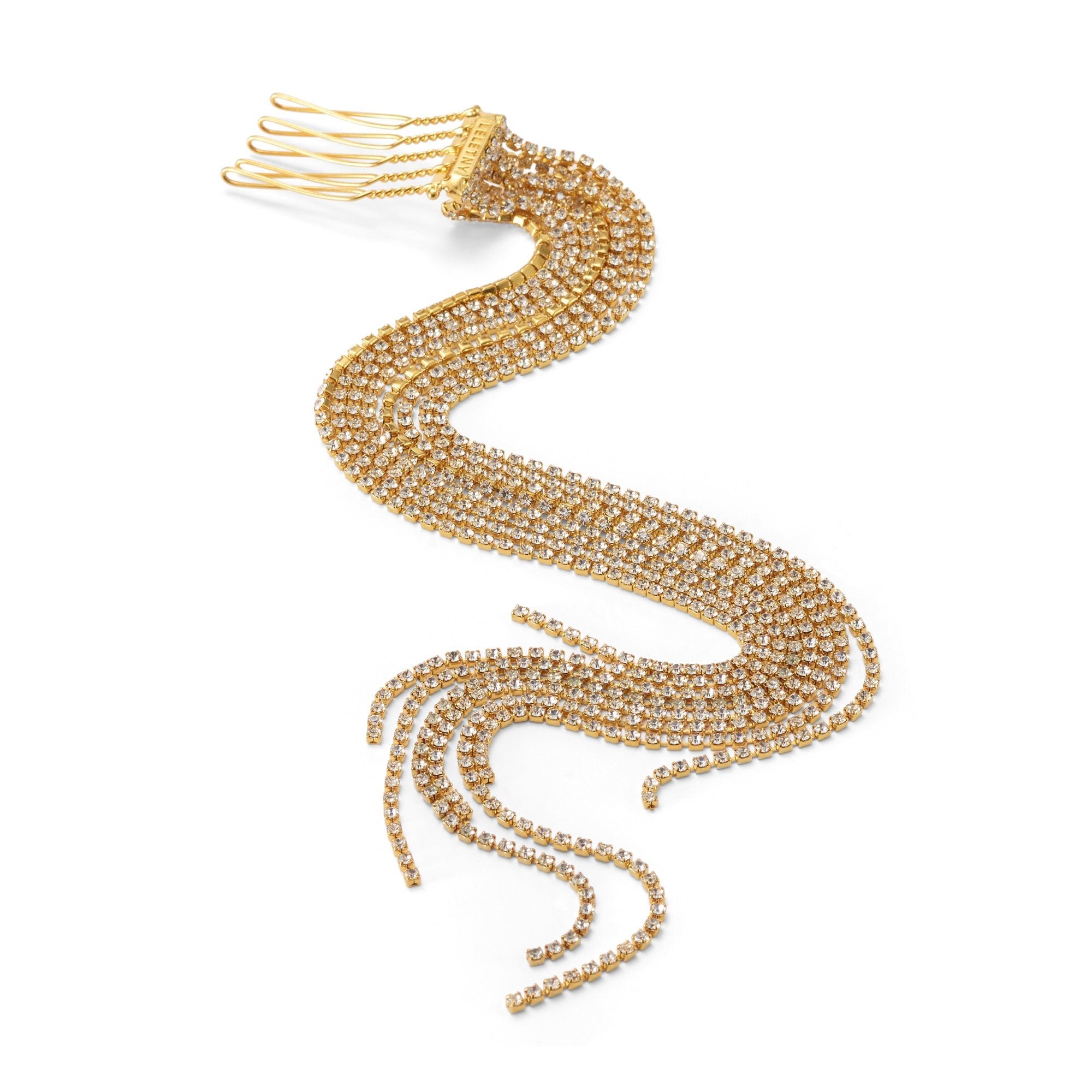 【Lelet NY】 日本未入荷 コーム Chain chain Crystal comb Lelet NY】 日本未入荷 コーム Chain chain Crystal comb (LELET