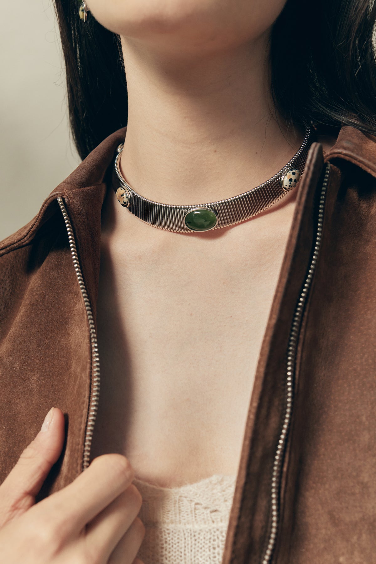 Frankie Stone Collar Necklace