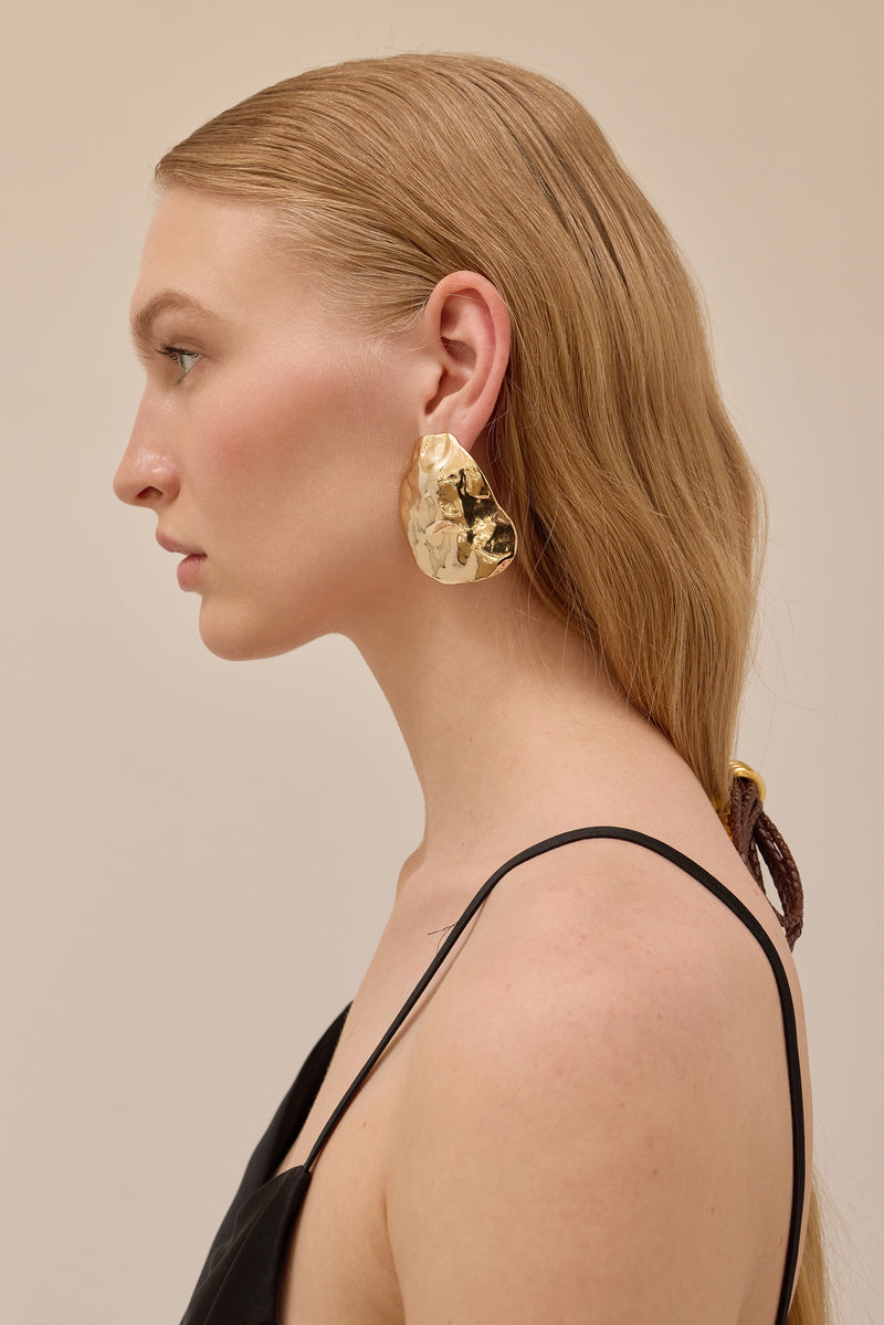 Hera Hammered Earrings