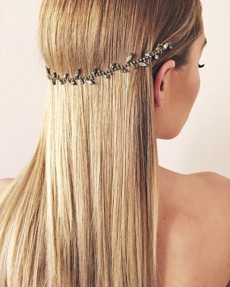 Heart Crystal Top Knot