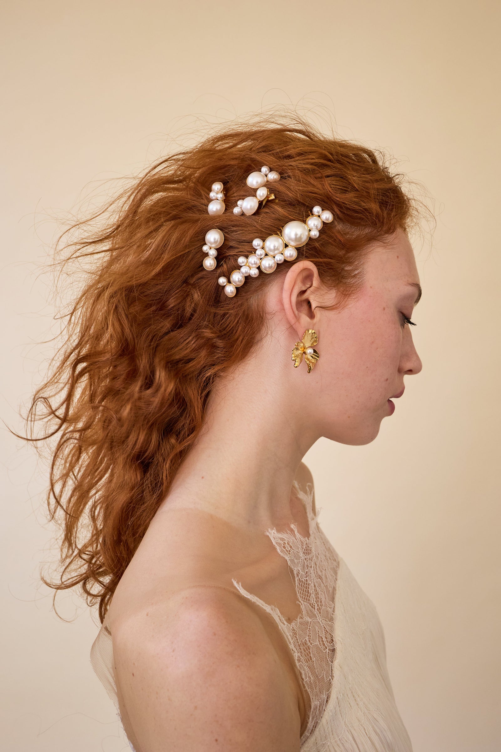 Allison Pearl Comb | Luxury Bridal Hair Accessories | LELET NY Allison Pearl Comb | Luxury Bridal Hair Accessories | LELET NY