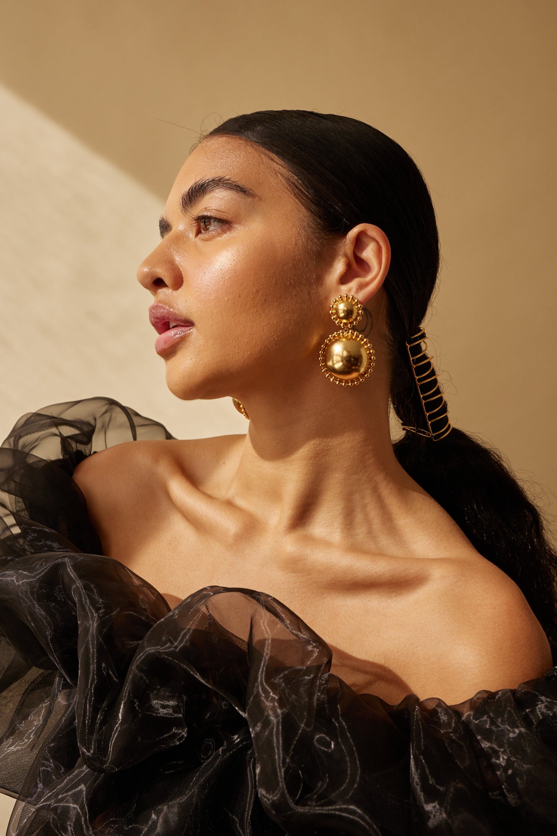Lucia Dome Earrings
