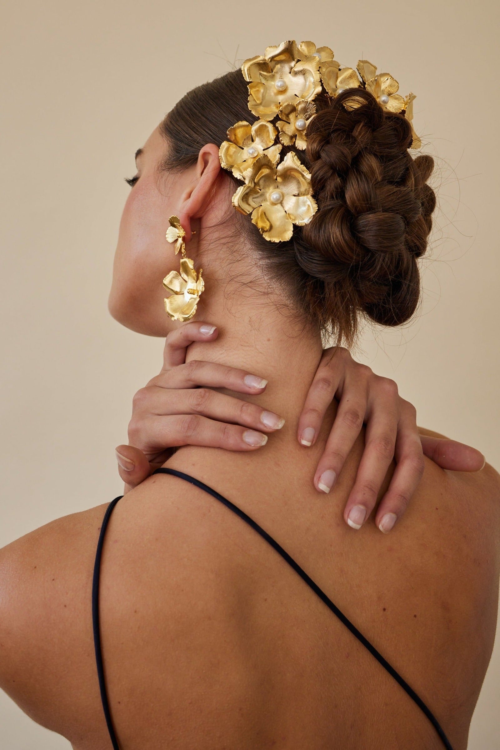 Eden Floral Comb Set | LELET NY display picture 3
