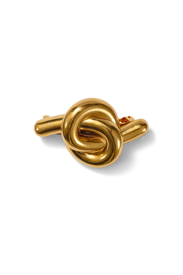 Glossy Knot Barrette