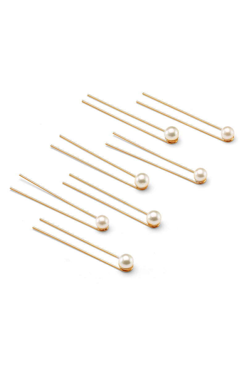 Pearl Hair Pin Set of 7