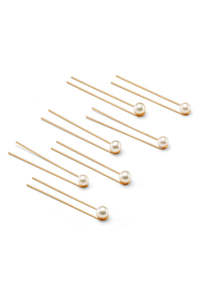 Pearl Hair U Pin Set of 7 | LELET NY