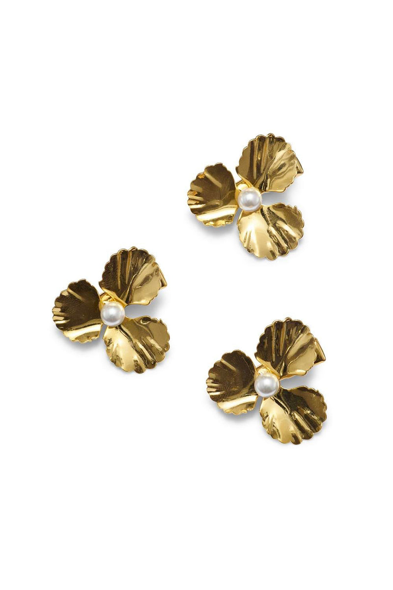 Pearl Poppy Claw Set of 3