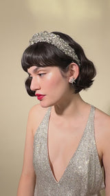 Hannah Crystal Padded Headband