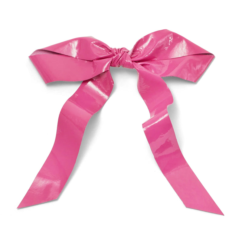 Pink Patent Leather Kim Bow