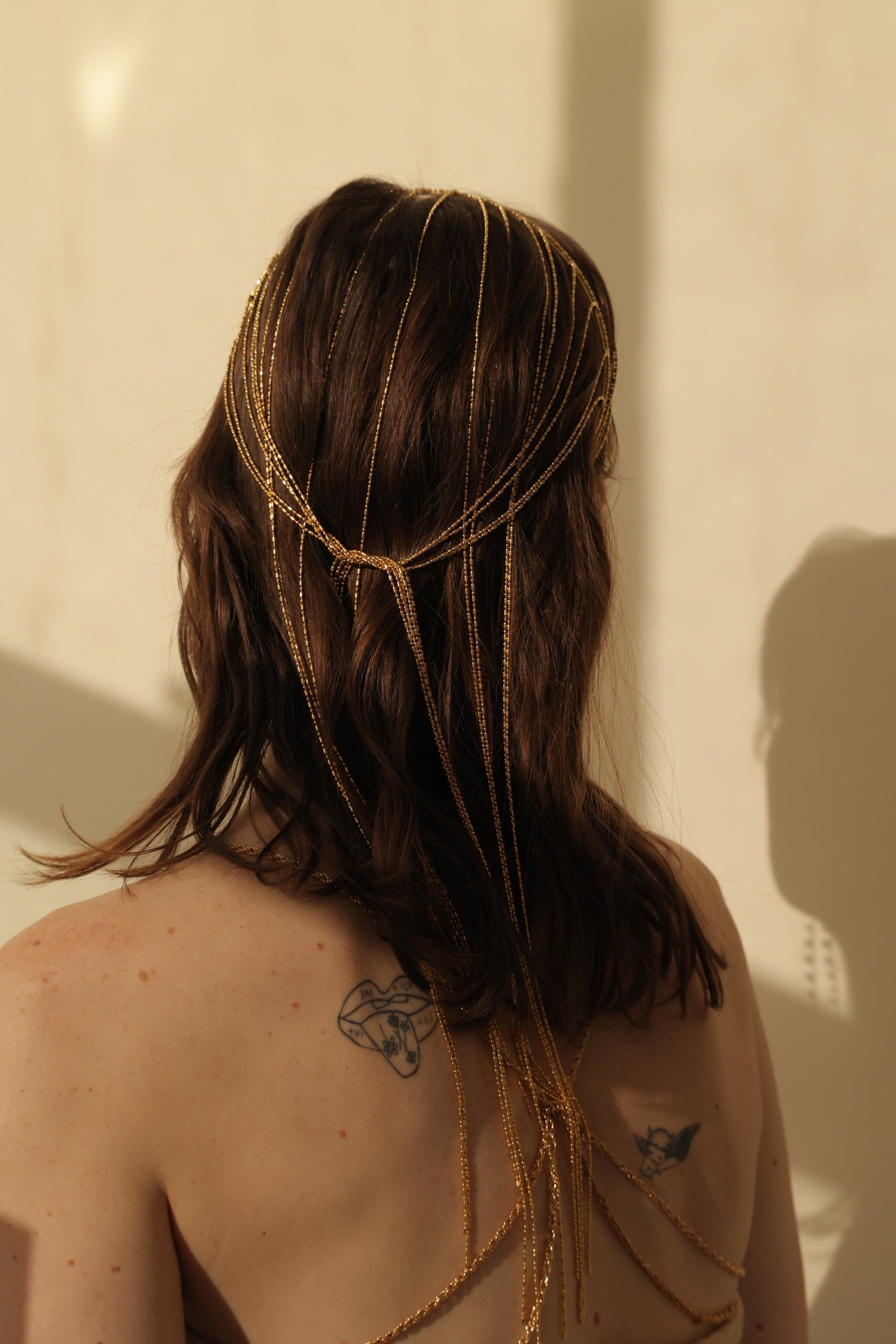 Alaia Metal Chain Headband | LELET NY