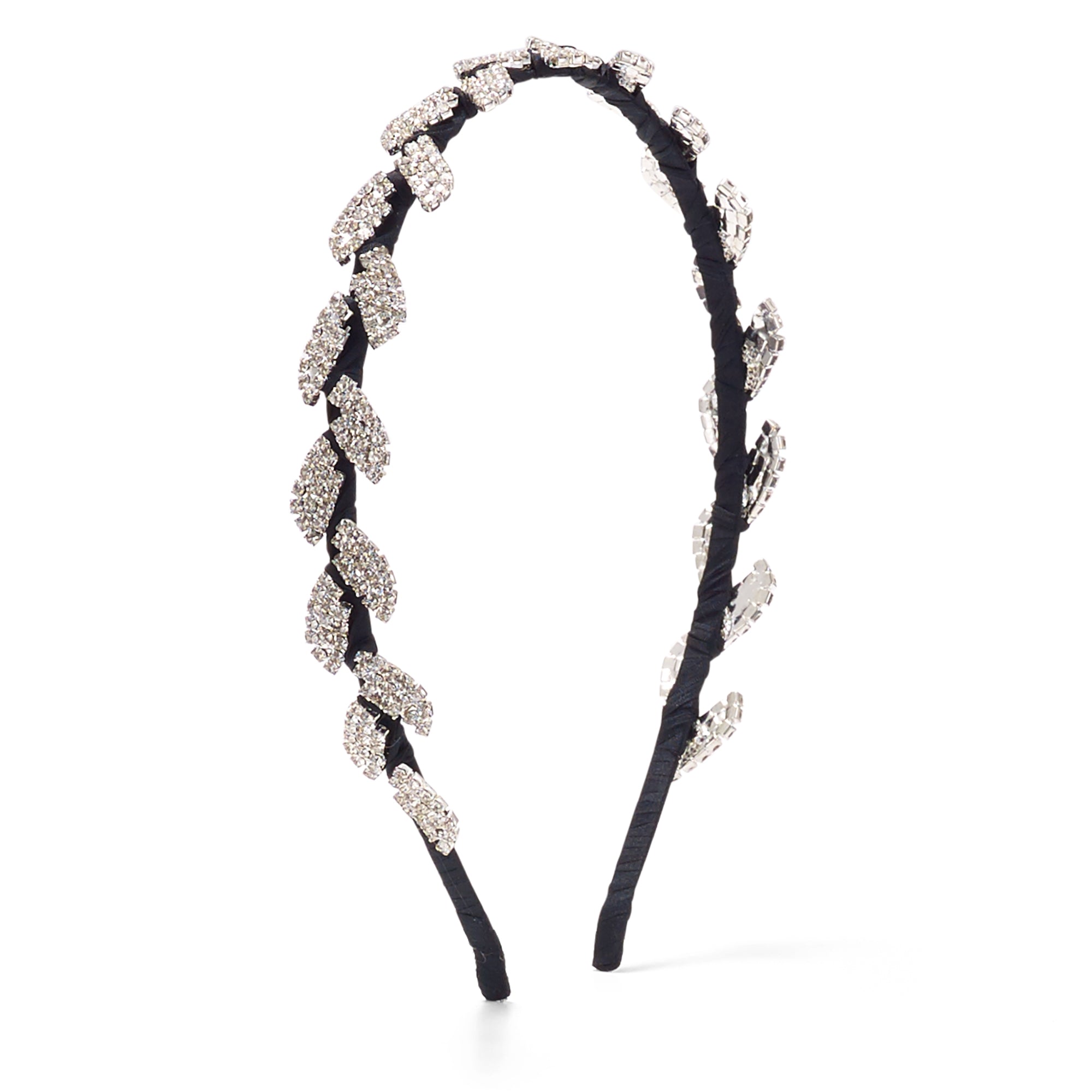Single Olive Crystal Headband | LELET NY