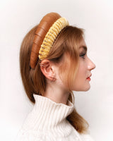 Buttery Leather Croissant Headband