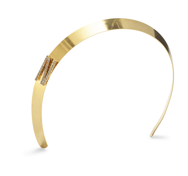 Monogram Metallic Headband
